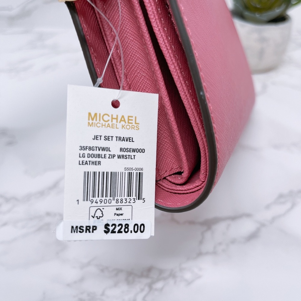 Michael Kors JST Large Double Zip Wallet - Picture 6 of 7